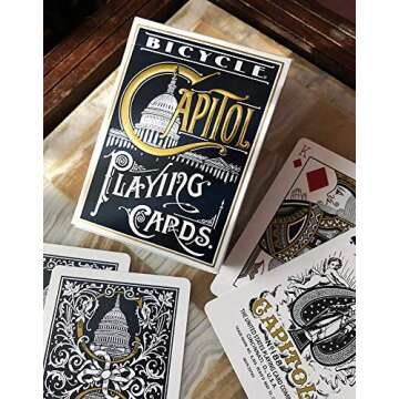 Bicycle Capitol Playing Cards - Premium Quality Design