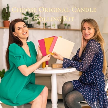 Beeswax Candle Making Kit for Family Crafting Fun