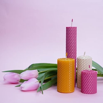 Beeswax Candle Making Kit for Family Crafting Fun