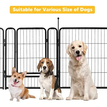 TMEE Dog Playpens 8/16 Panels for Outdoor Fun
