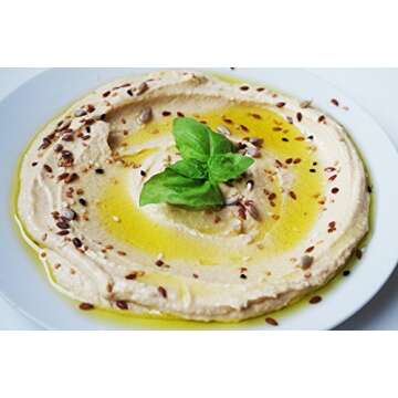 Zaiqa Chickpeas for Hummus & Homemade Chickpea Flour - 2 LBS, Dried Garbanzo Beans for Delicious Mediterranean Salad & Crispy Roasted Chickpeas | Comes Raw, Clean & Cooks Evenly | Grown in USA