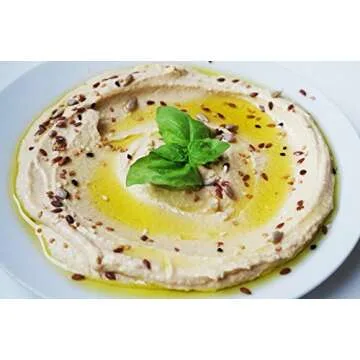 Zaiqa Chickpeas for Hummus & Homemade Chickpea Flour - 2 LBS, Dried Garbanzo Beans for Delicious Mediterranean Salad & Crispy Roasted Chickpeas | Comes Raw, Clean & Cooks Evenly | Grown in USA