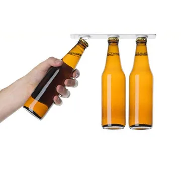 BottleLoft by the original Magnetic Bottle Hanger 2 Strip Pack (holds 6 bottles) by