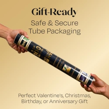 Explore 100 Top Movies with Stunning Scratch Off Poster