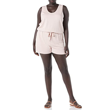 Daily Ritual Women's Supersoft Terry Relaxed-Fit Sleeveless Scoopneck Jumpsuit
