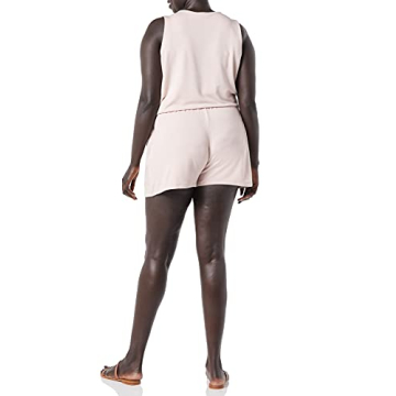 Daily Ritual Women's Supersoft Terry Relaxed-Fit Sleeveless Scoopneck Jumpsuit