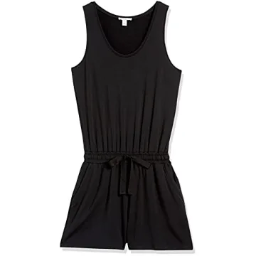 Daily Ritual Women's Supersoft Terry Relaxed-Fit Sleeveless Scoopneck Jumpsuit