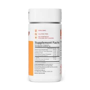 Habit Energy Supplement 2 Pack (120 Capsules) - New Look, Supports Energy, Mental Alertness and Focus, Natural Caffeine, Vitamins B & C, Green Tea Extract, Vegan, Non-GMO