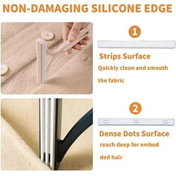 Pet Hair Remover Multi Fabric Edge for Dogs and Cats