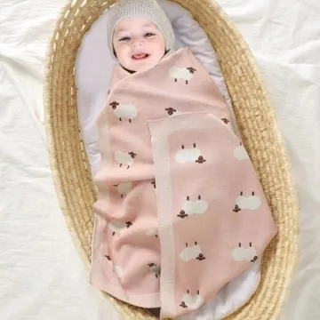 Mimixiong 100% Cotton Baby Blanket - Soft and Stylish