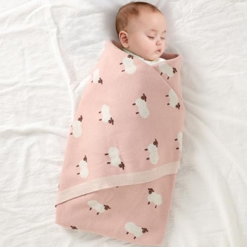 Mimixiong 100% Cotton Baby Blanket - Soft and Stylish