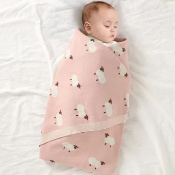 Mimixiong 100% Cotton Baby Blanket - Soft and Stylish