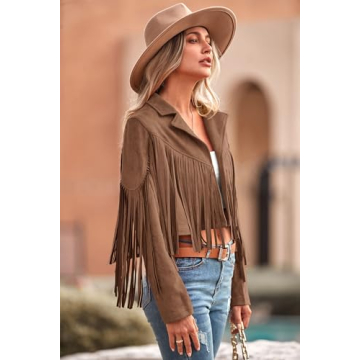 Stylish PRETTYGARDEN Faux Suede Jacket for Ladies