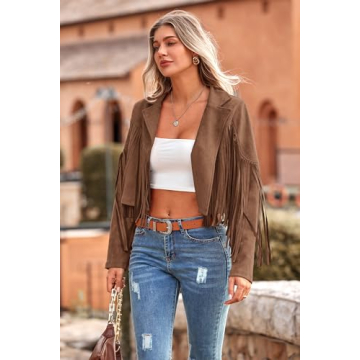 Stylish PRETTYGARDEN Faux Suede Jacket for Ladies