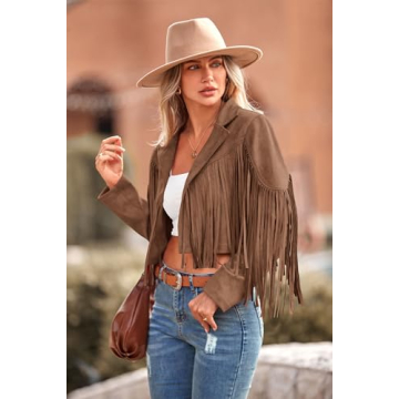 Stylish PRETTYGARDEN Faux Suede Jacket for Ladies