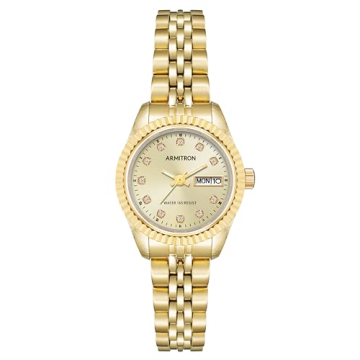 Armitron Elegant Women's Crystal Accented Bracelet Watch – Stylish and Functional