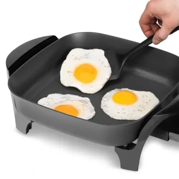 Presto 11 Inch Electric Skillet Nonstick Glass Lid