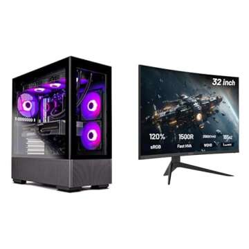 Skytech Azure Gaming PC Desktop, i9 13900K 3.0 GHz, NVIDIA RTX 4090, 2TB SSD, 64GB DDR5 RAM RGB| 32-...