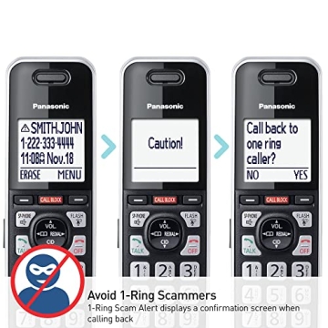 Panasonic Advanced Call Blocking 5 Handset Cordless Phone