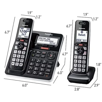 Panasonic Advanced Call Blocking 5 Handset Cordless Phone
