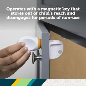 Safety 1st Magnetic Lock System – Strong Adhesive, 4 Locks