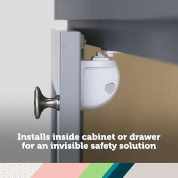Safety 1st Magnetic Lock System – Strong Adhesive, 4 Locks