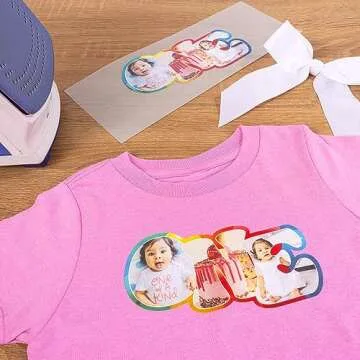 SISER EasyColor DTV 8.4'' x 11'' Sheets - Inkjet Printer Compatible Heat Transfer Vinyl (15 Sheets)
