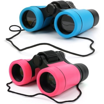 Scotamalone Kids Binoculars Shock Proof Toy Binoculars Set for Age 3-12 Years Old Boys Girls Bird Wa...