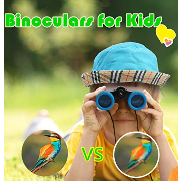 Scotamalone Kids Binoculars Durable 4x Zoom for Ages 3-12