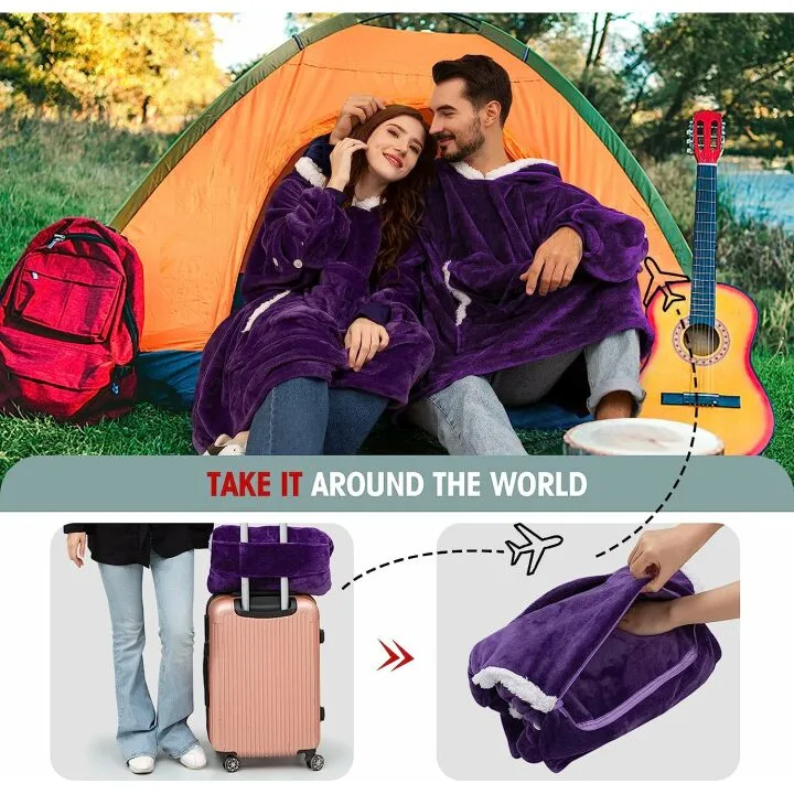Wearable Blanket Hoodie for Ultimate Comfort