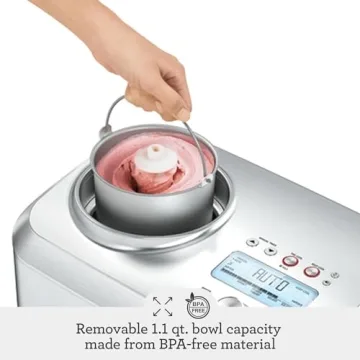 Breville Smart Scoop Ice Cream Maker with 12 Settings