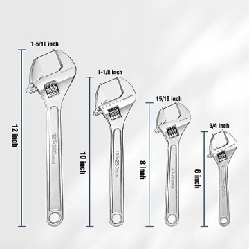 WORKPRO Adjustable Wrench Set - Durable and Versatile Tools