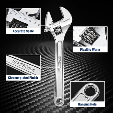 WORKPRO Adjustable Wrench Set - Durable and Versatile Tools