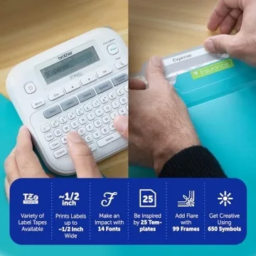 Brother P-Touch PTD220 Label Maker | Easy Custom Labels