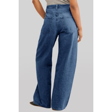 Versatile PLNOTME Baggy Wide Leg Jeans for Women