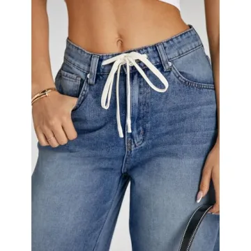 Versatile PLNOTME Baggy Wide Leg Jeans for Women