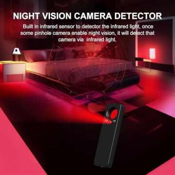 ISPEUIAL Hidden Camera Detector for Travel & Security