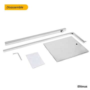 Elitnus Chrome Purse Display Stand Set for Stylish Handbag Showcases