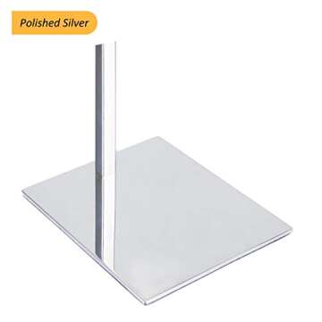 Elitnus Chrome Purse Display Stand Set for Stylish Handbag Showcases