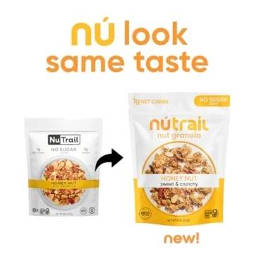 NuTrail Honey Nut Granola - Keto, Low Carb, Gluten Free