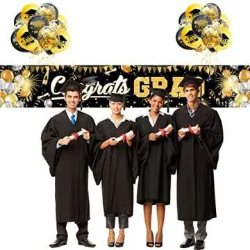 BEIGUO Graduation Decorations Class of 2023,Banner Balloon Decorations for Yard Outdoor Party Decorations