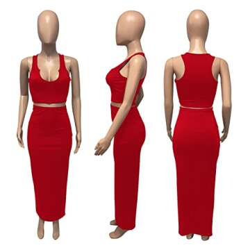 Adogirl Women's Sexy Summer Outfit - Chic Two-Piece Set