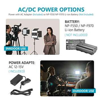 Neewer 2 Packs Advanced 2.4G Video Light, Photography Lighting Kit with Bag, Dimmable Bi-Color LED Panel with 2.4G Wireless Remote, 480 LED Panel Softbox and Light Stand for Portrait Product