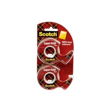 Scotch Super-Hold Tape, Transparent, 50% Stronger Adhesive