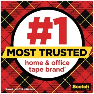 Scotch Super-Hold Tape, Transparent, 50% Stronger Adhesive
