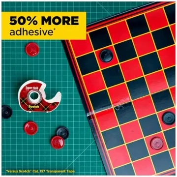 Scotch Super-Hold Tape, Transparent, 50% Stronger Adhesive