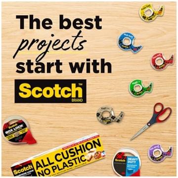 Scotch Super-Hold Tape, Transparent, 50% Stronger Adhesive