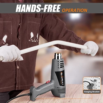 MAXXHEAT 1600W Heat Gun with Dual Temperature Control