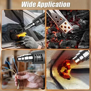 MAXXHEAT 1600W Heat Gun with Dual Temperature Control
