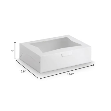 Shop Half Sheet Cake Boxes with Clear Windows Online